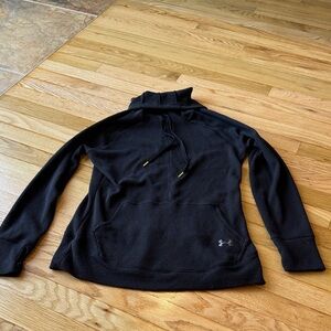 Under Armour Black Waffle Knit Pullover